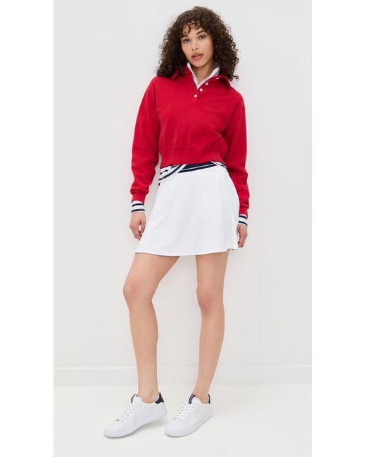Ralph Lauren Black Interlock Flare Skort