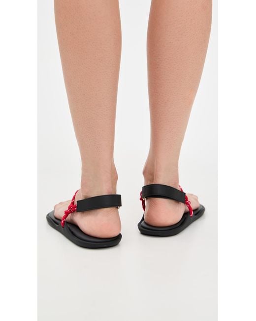 FLOWZE Red Flo Rope Sandals