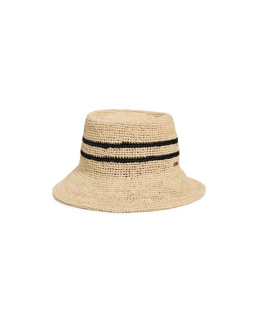 Brixton Natural Ellee Straw Bucket Hat