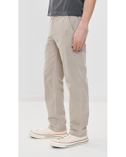 Marine Layer Gray Twill Field Pants for men
