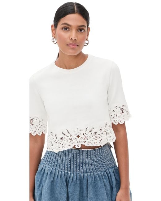 Sea White Elke Soutache Sweater