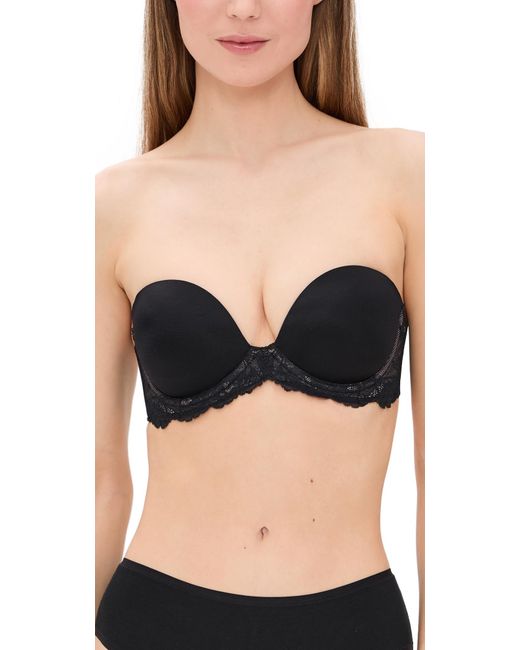Wacoal Black Self-Assured Push Up Strapless Bra
