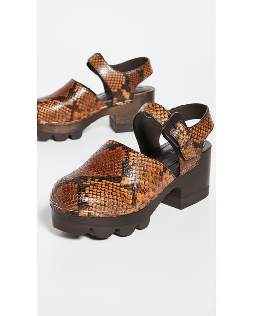 tory burch lug sole clog