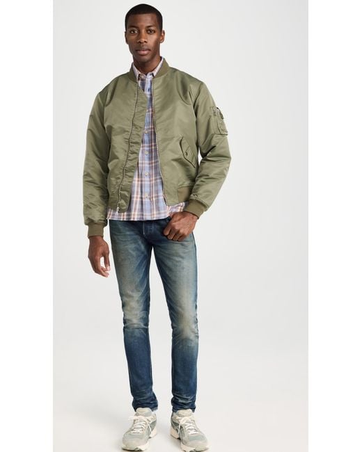 John Elliott Green Bogota Bomber Ii Jacket for men