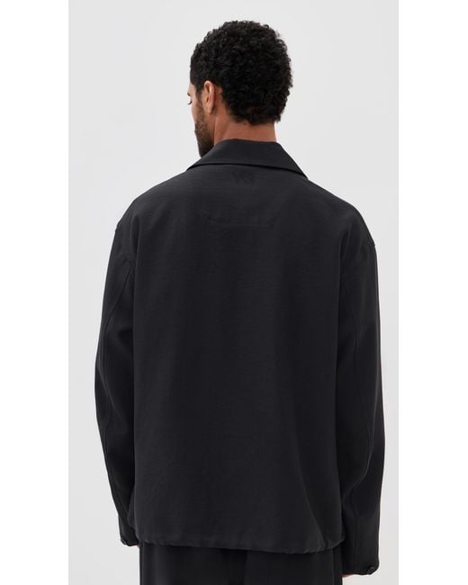 Y-3 Black Uniform Coach Jacket for men