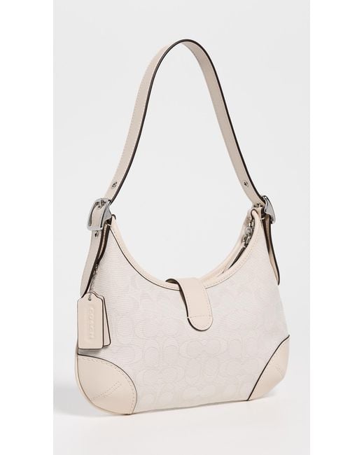 COACH Pink The Originals Signature Jacquard Handbag