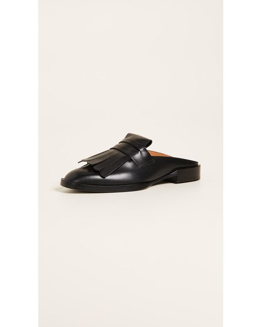 Robert Clergerie Black Yumi Loafer Mules