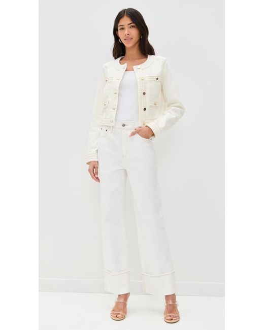 PAIGE White Kiya Jacket