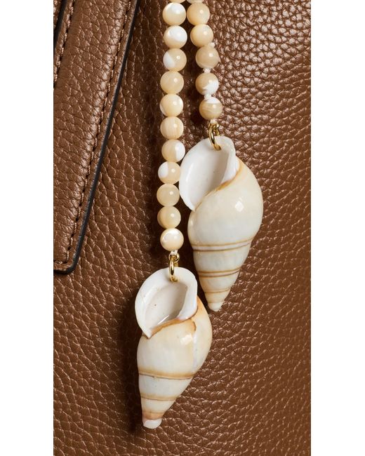 Madewell White Shell Bag Charm