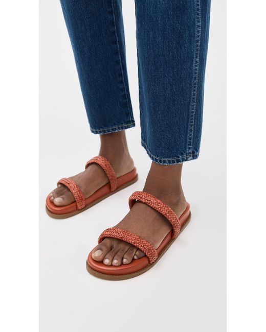 SCHUTZ SHOES Multicolor Ruby Sporty Slides