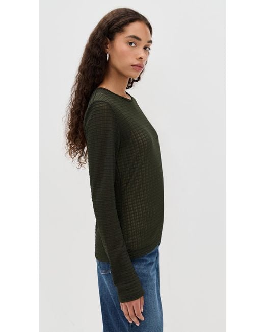 Vince Black Shadow Grid Shirt