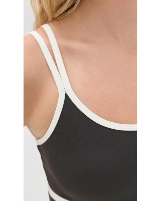 Splits59 Black Eva Rigor Double Strap Bra