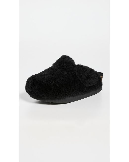 papillio boston big buckle clogs in teddy