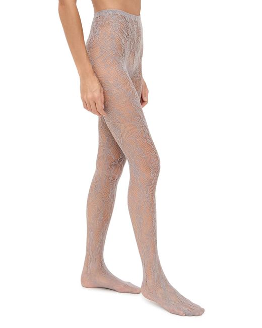 Stems Gray Aria Mesh Tights