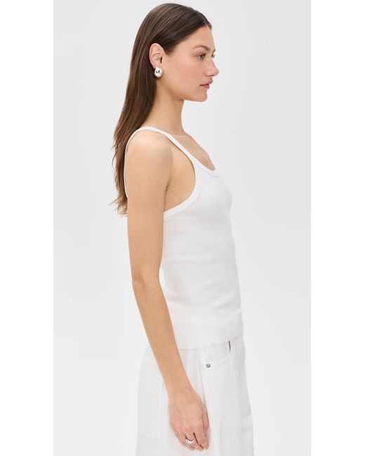 ÉTERNE White Rib Tank