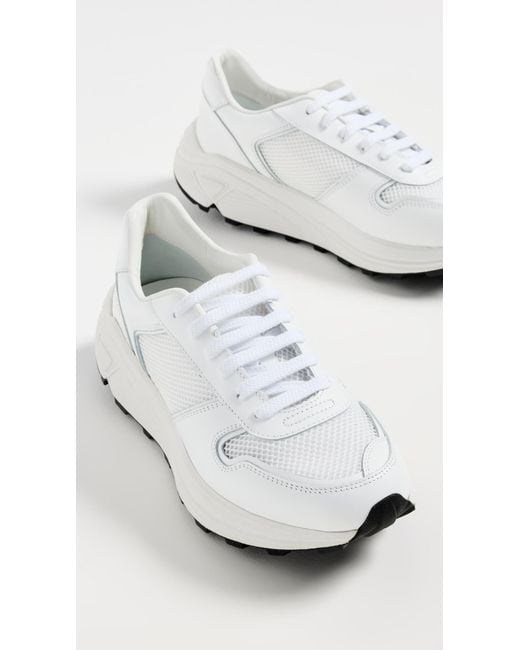Common Projects White Premium Runner