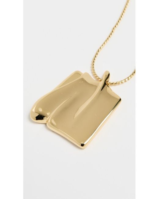 Jenny Bird White Sundra Large Pendant Necklace