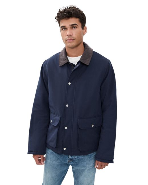 Les Deux Blue Montana Jacket for men