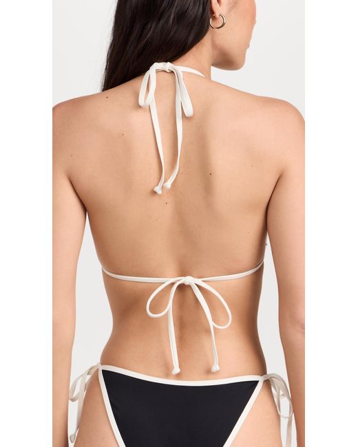 LSPACE Black Pace Apen Bikini Top Bc