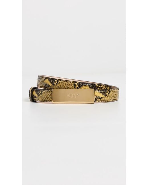 Balmain Multicolor Python-Effect Belt