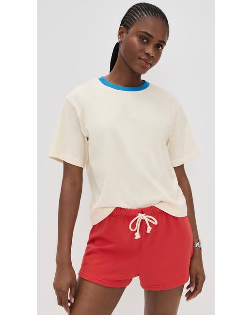 Le Bos Red Rory Ringer Tee