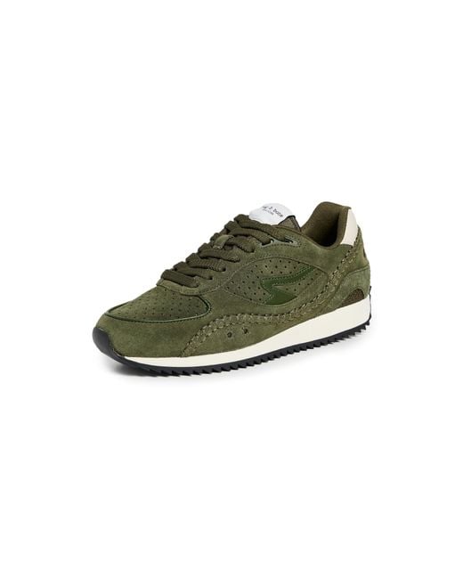 Rag & Bone Green Rb Drift Runner Sneakers