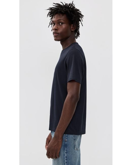 Theory Blue Precise Cotton Tee for men