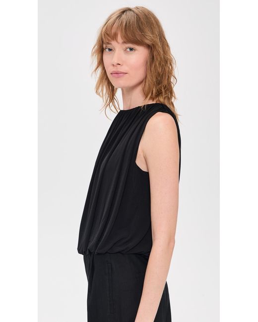 Vince Black Bubble Top