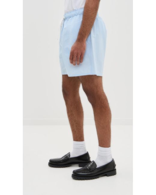 J.W. Anderson Blue Drawstring Shorts 7 for men