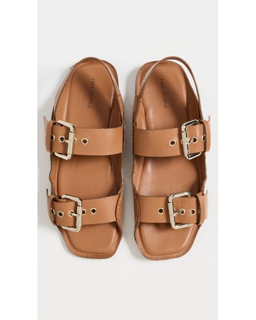 Free People Multicolor Blossom Buckle Sandals