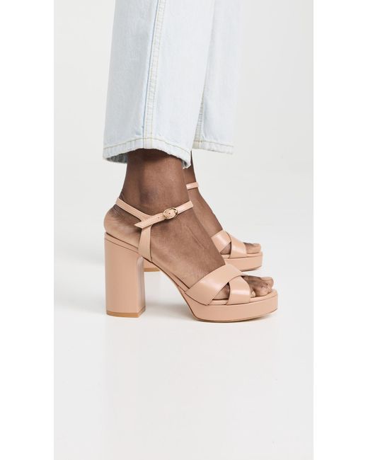 Stuart Weitzman Multicolor Dayna Platform Sandals