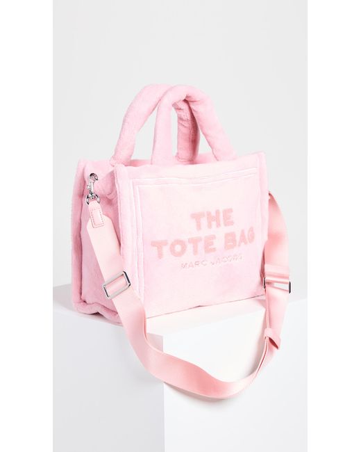 Marc Jacobs The Terry Small Tote Bag in Light Pink (Pink) | Lyst Australia