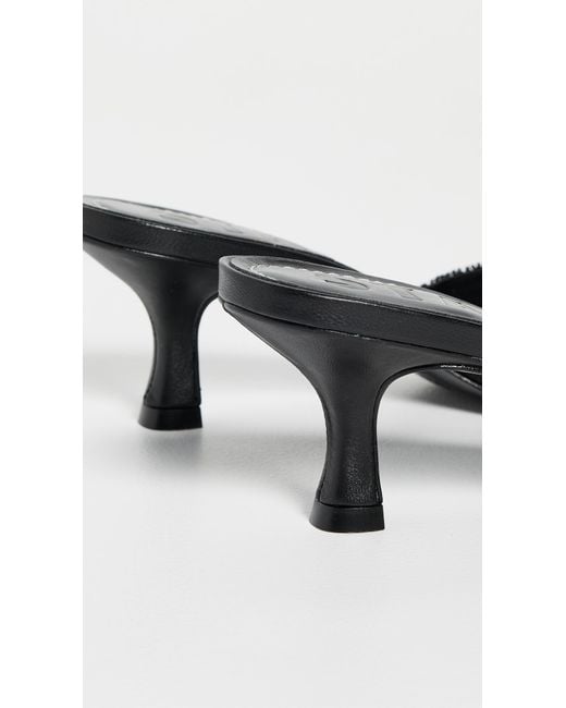 Staud Black Brigitte Mules