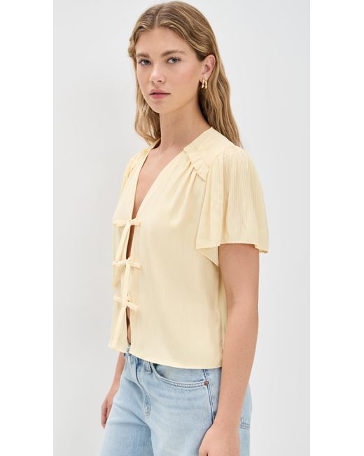 Ramy Brook Blue Selene Top