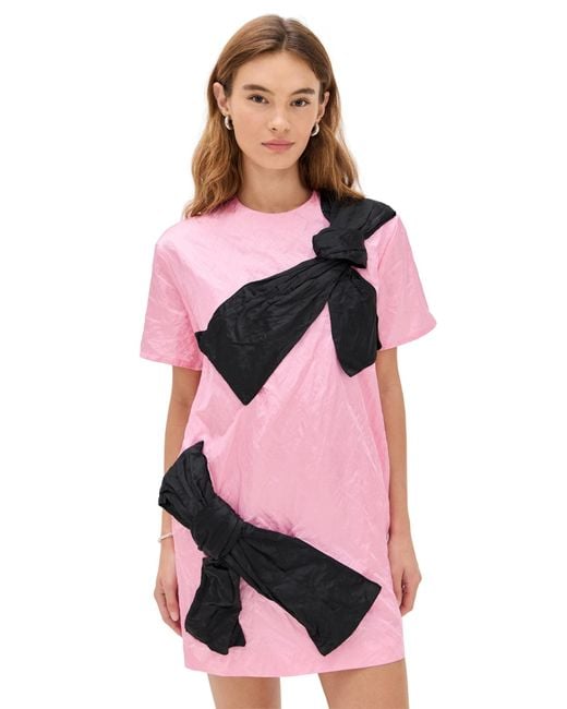 MSGM Pink Bow Dress