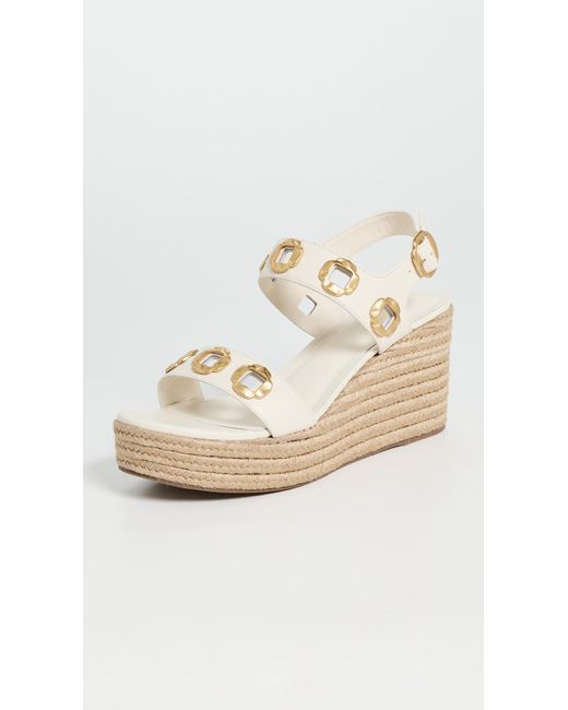 Larroude White Milan Espadrilles