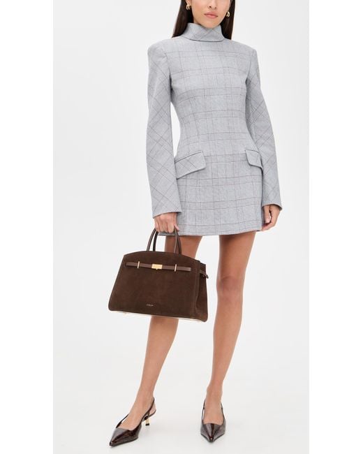 DeMellier London Brown Midi Hudson Handbag