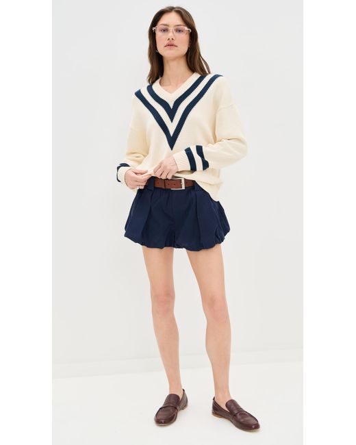 Kule White The Anchor Sweater