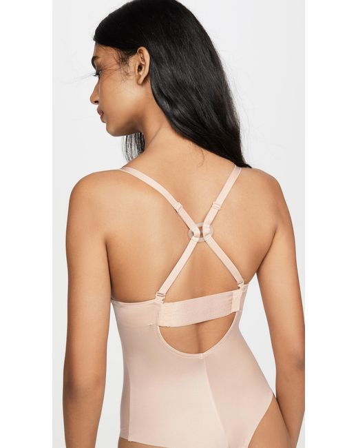 Spanx Natural Shape Suit Your Fancy Plunge Low-Back Thong Bodysuit