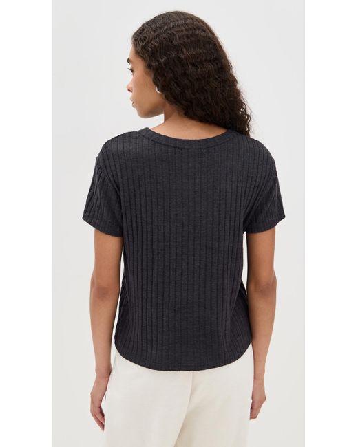 Z Supply Black Kara Rib Tee