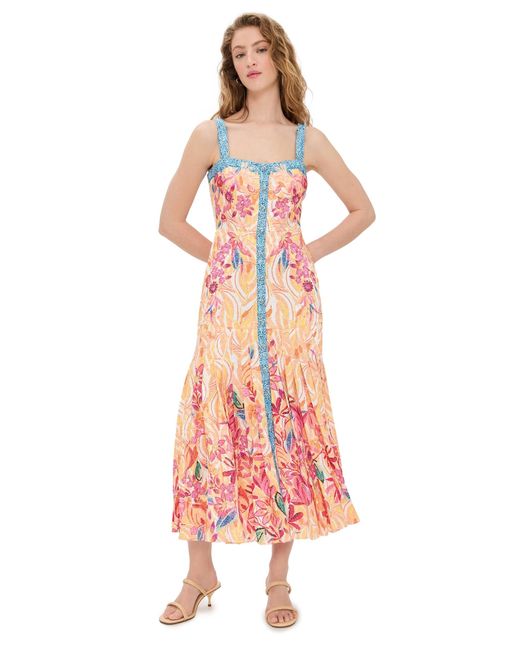 Saloni Pink Karen Dress