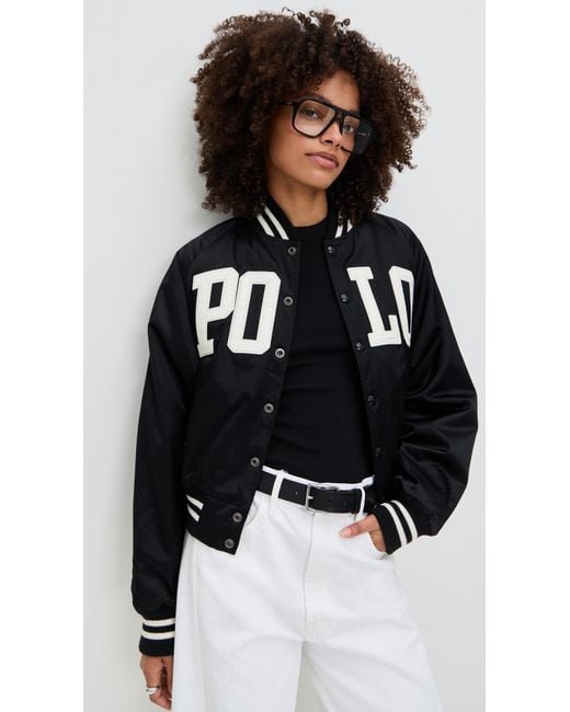 Polo Ralph Lauren Black Bomber Jacket