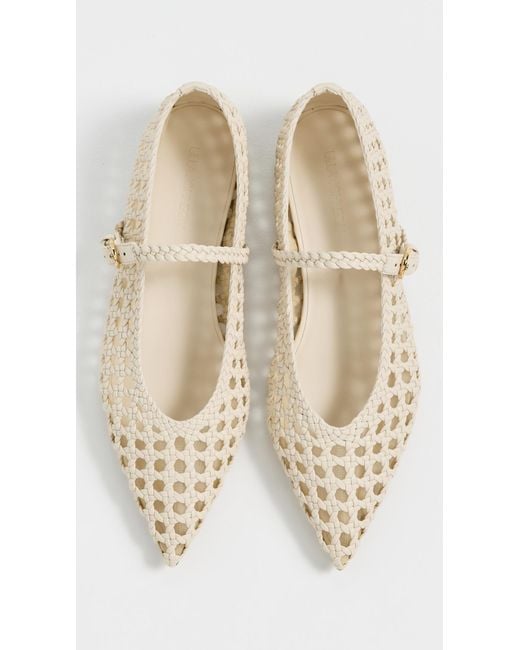 Ulla Johnson White Crochet Flats