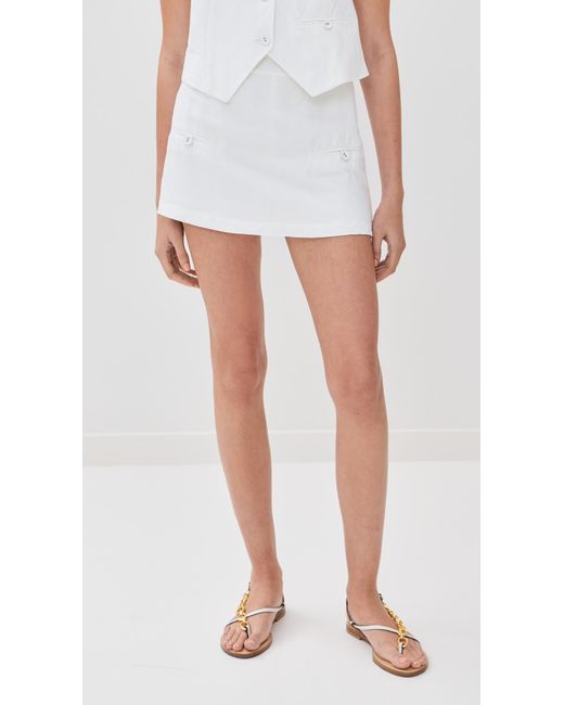 Le Bos White Simone Skort