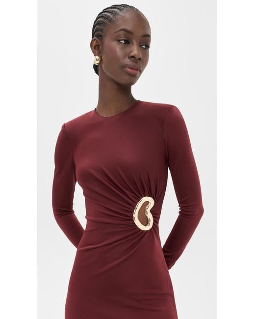rebecca vallance red dress Cameron Midi Dress Red Size 10
