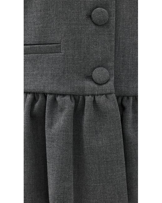 Wayf Black Blakely Peplum Jacket