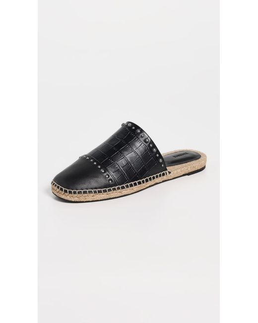L'Agence Black Helenor Espadrilles