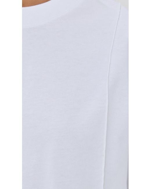 Peter Do White Creased Oversized Tee