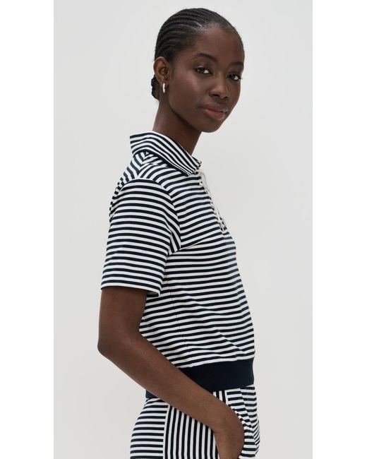 ALIGNE Blue Arlo Stripe Top