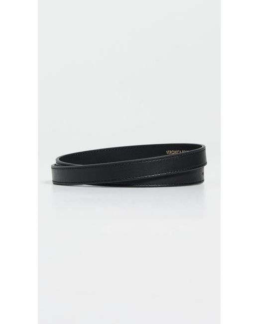 Veronica Beard Black Dash Belt